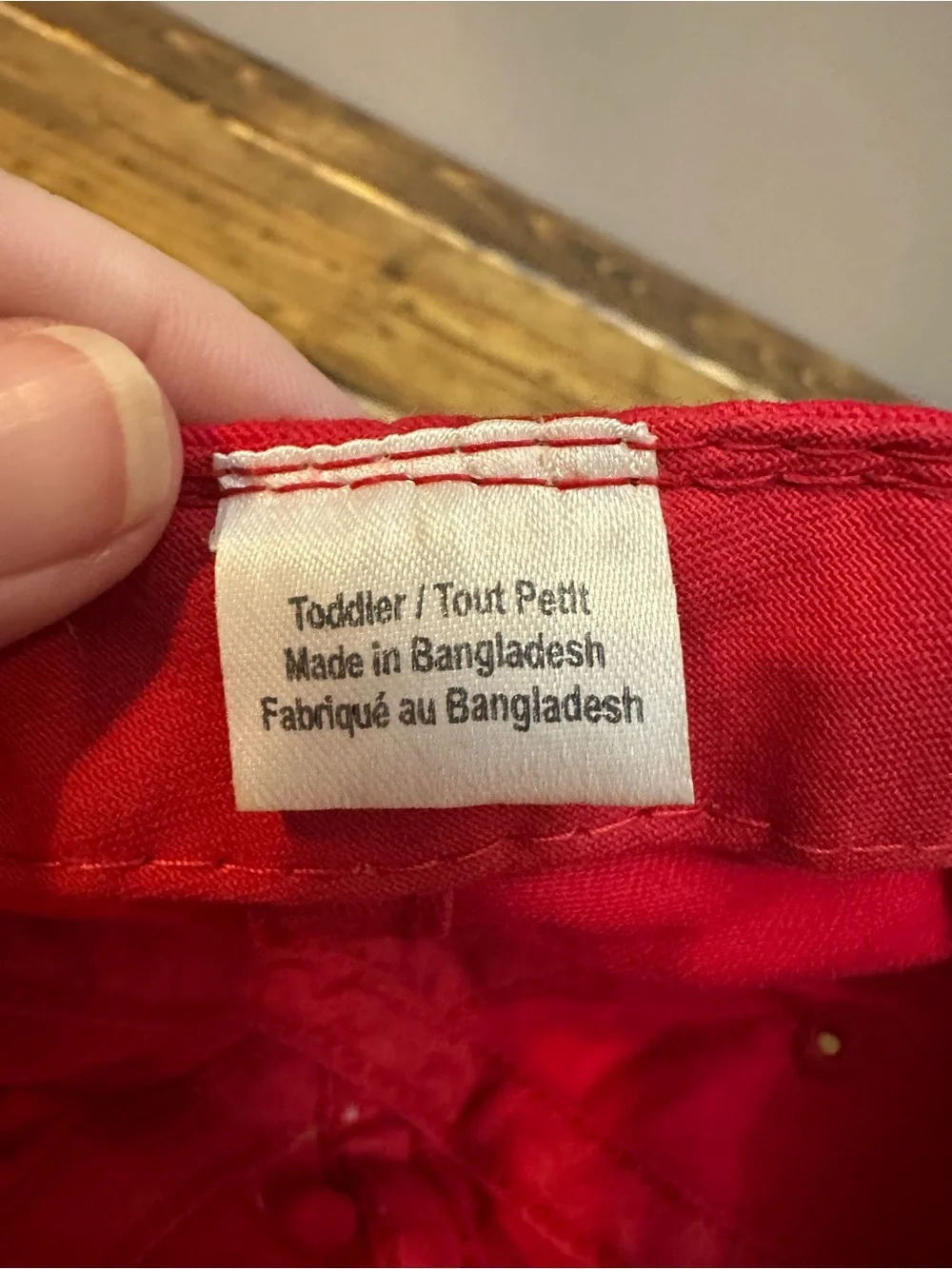 Toddler Bass Pro Shops Hat Red